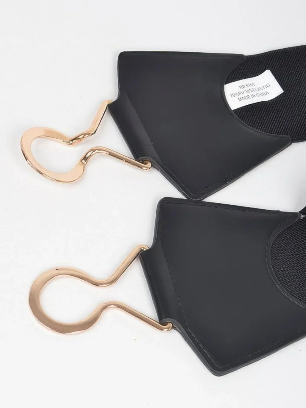 Faux Leather Plus Size Elastic Belt